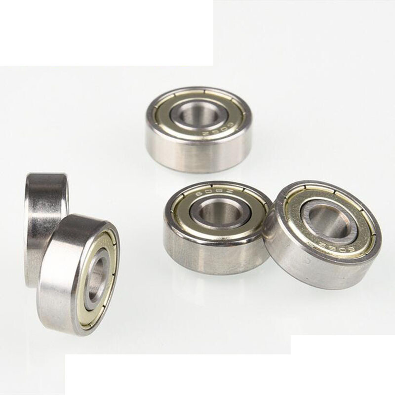 10PCS 603 604 605 606 607 608 609ZZ Metal Double Shielded Ball Roller Bearing