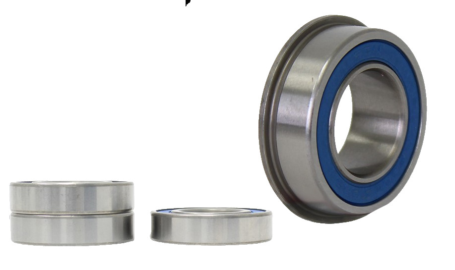(4) 5/8″ x 1-3/8″ Flanged Ball Bearing – Lawnmower Carts Hand Trucks Wheels