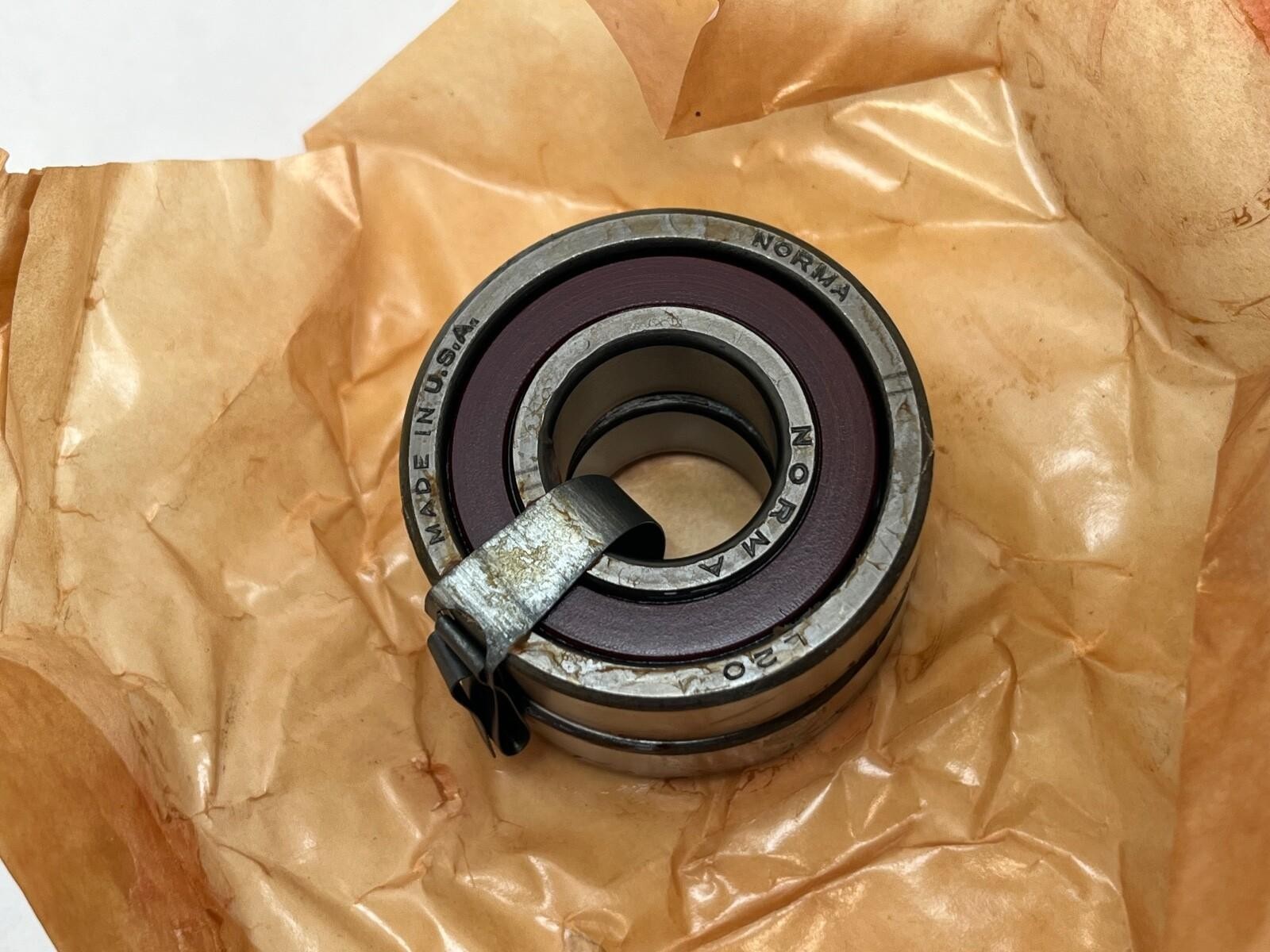 Norma-Hoffman L20LFFB5 Angular Bearing 20x47x14mm 7204-DUL L-20-L-FF B5 USA 2Pcs