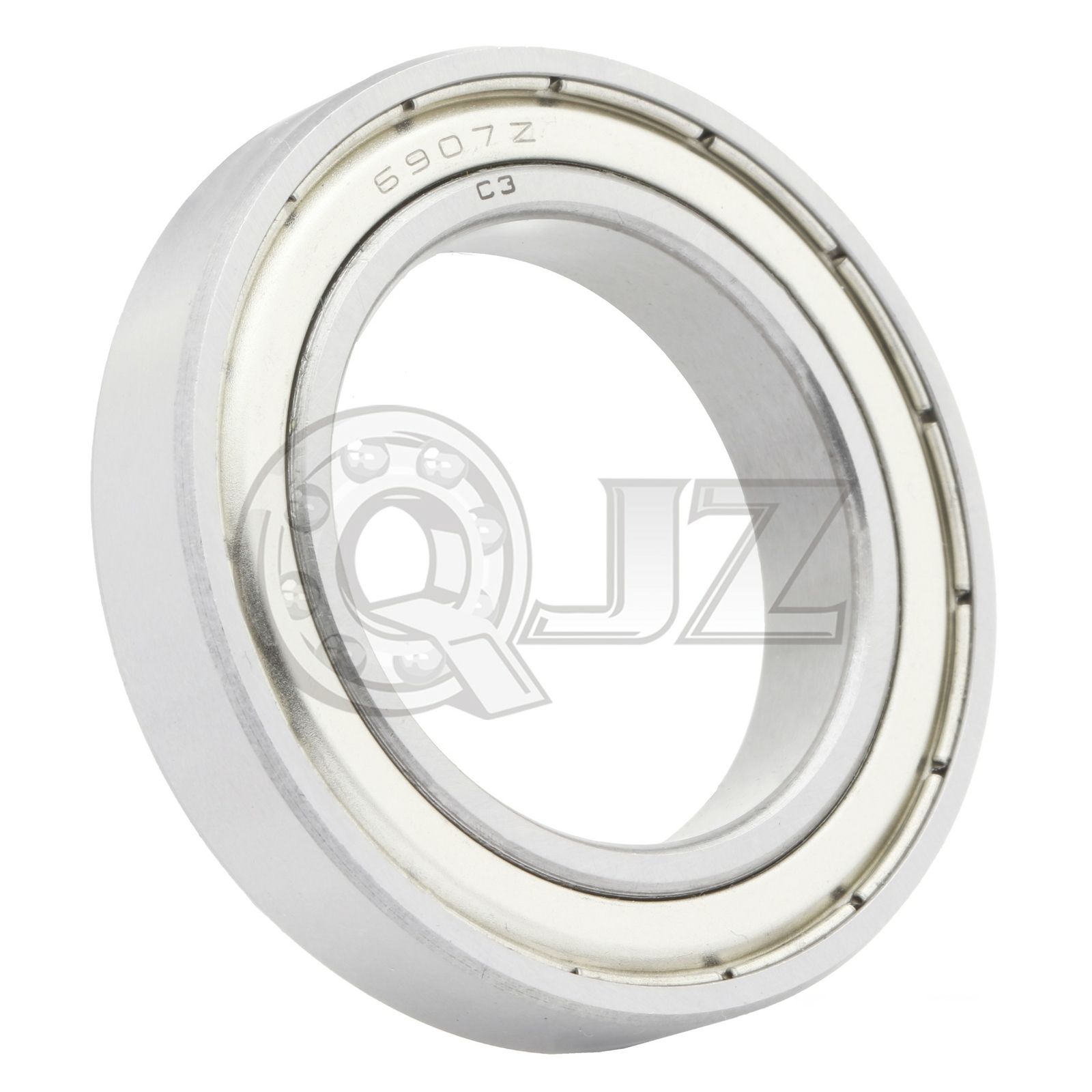 [4-Pack] 6907-ZZ Radial/Deep Groove Ball Bearing 35mm x 55mm x 10mm Metal Shield