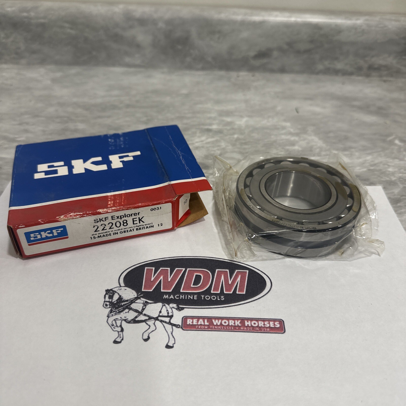 SKF 22208EK Spherical roller bearing with tapered bore 40x80x23 mm