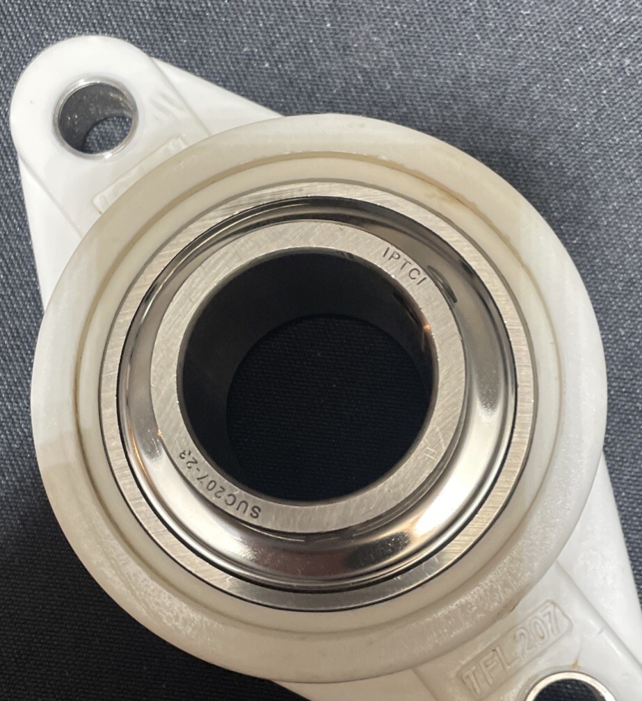 IPTCI Bearings Set Screw Lock 1-7/16″ 2-Bolt Flange Bearings SUCSFL 207-23 Lot