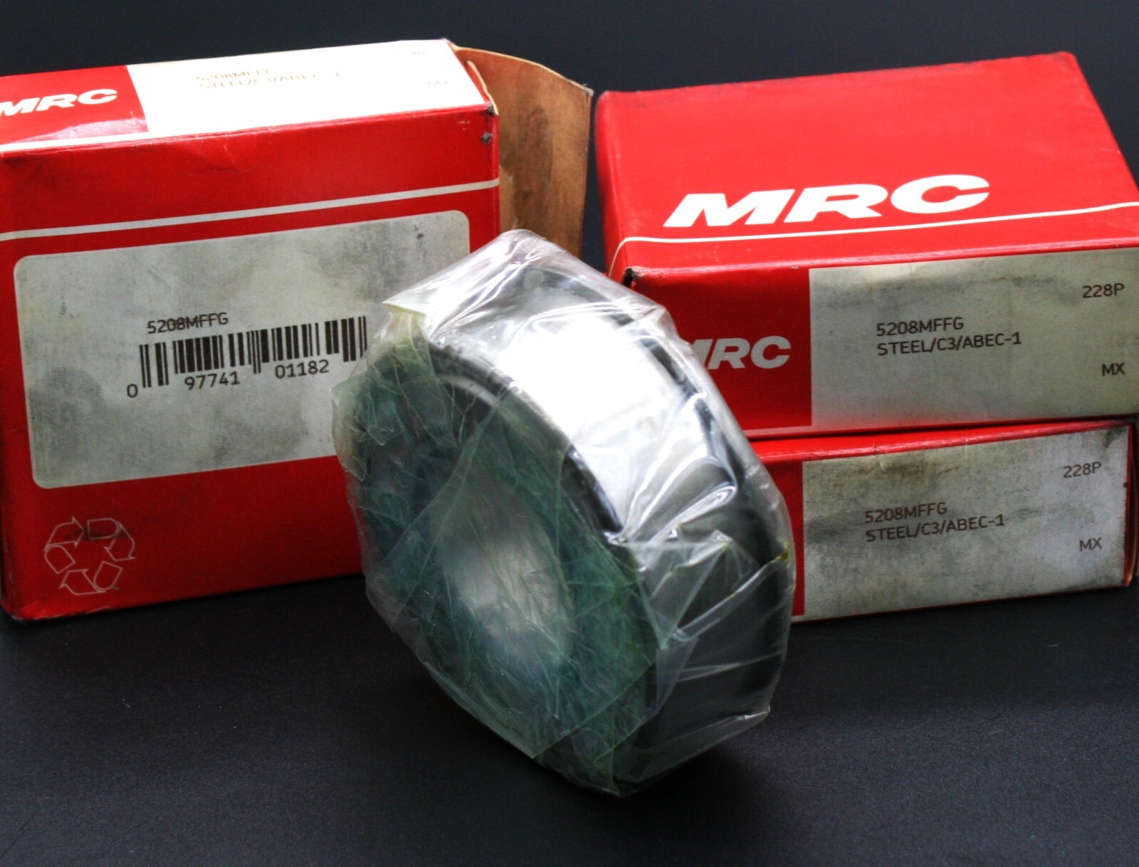 One (1) MRC 5208 MFFG Angular Contact Bearing 40MM ID USA GB.C040681-00009 NEW