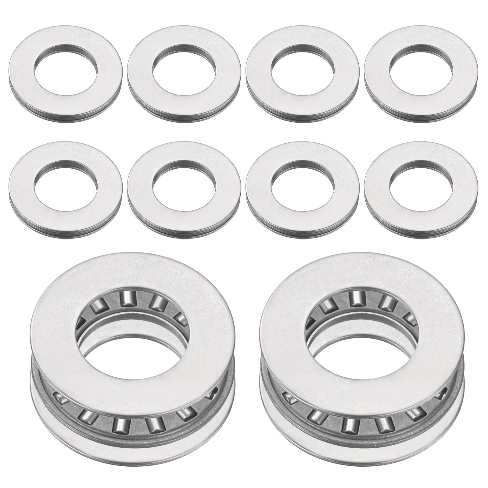 10pcs NTA815 Needle Roller Thrust Bearings with Washers 1/2″x15/16″x1/8″