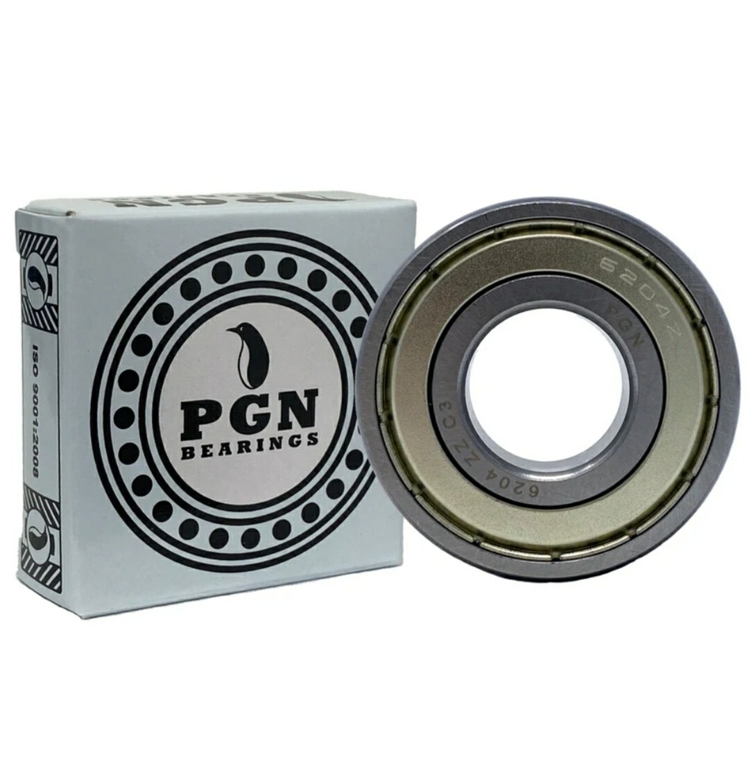(2) 6204-ZZ Premium Metal Shield Ball Bearing C3 EMQ, 20x47x14, 6204 ZZ 6204z