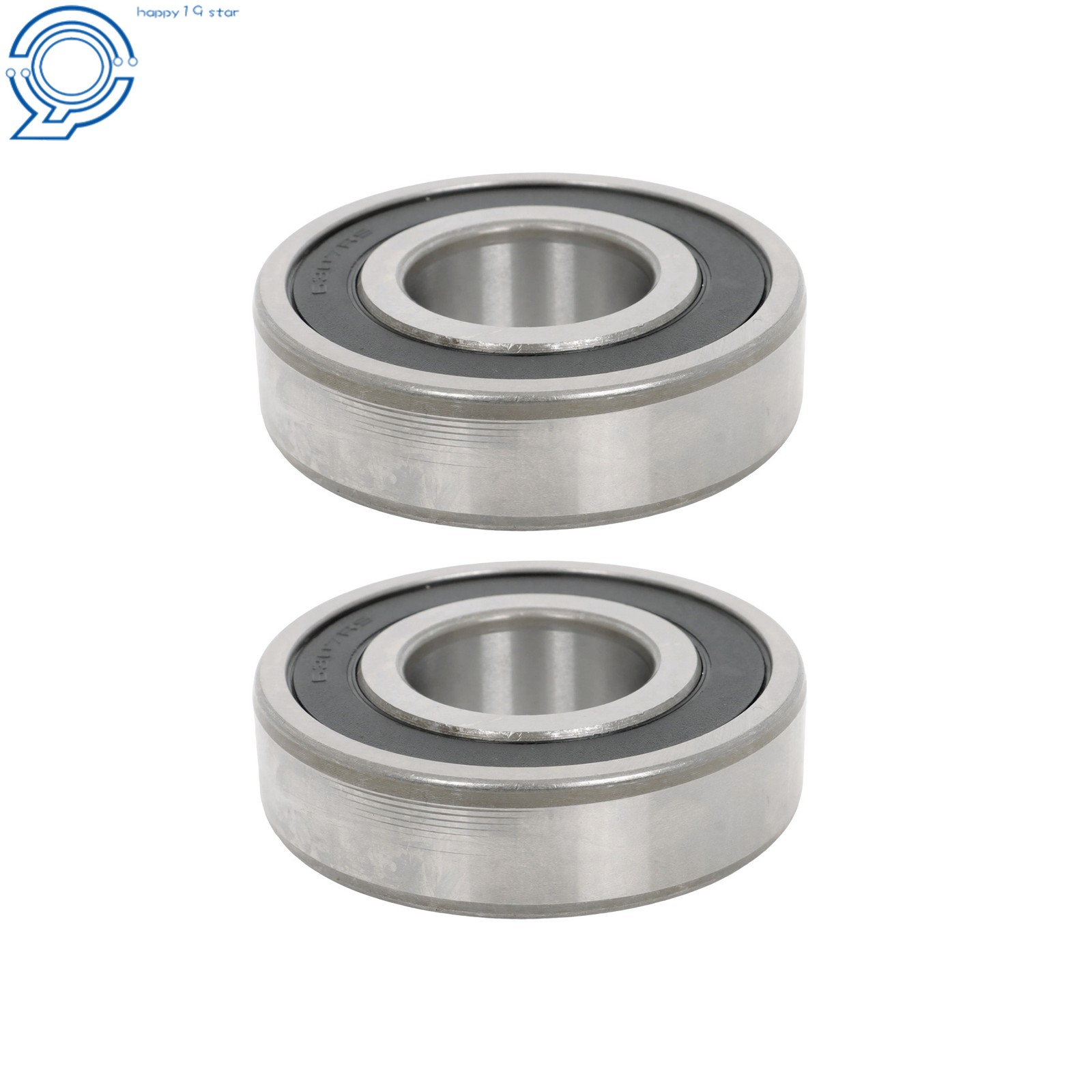 35x80x21mm Ball Bearing 6307-2RS 2 Count Rubber Sealed High Precision