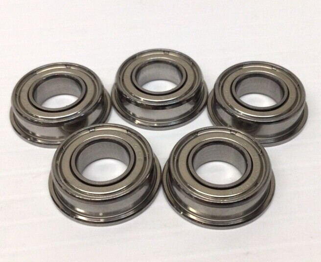 NMB DDLF1680HHR Flanged Miniature Ball Bearing 8mm ID 16mm OD 5mm W (Pack Of 5)
