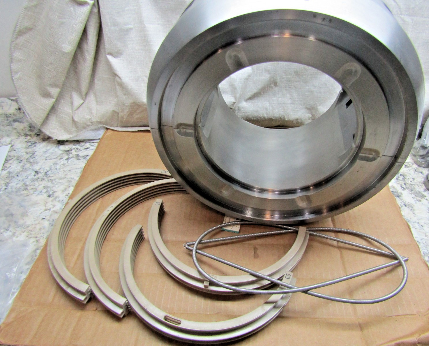 PBS 200mm ID Turbine Generator Babbitt Bearing with Renk Labyrinth Seals
