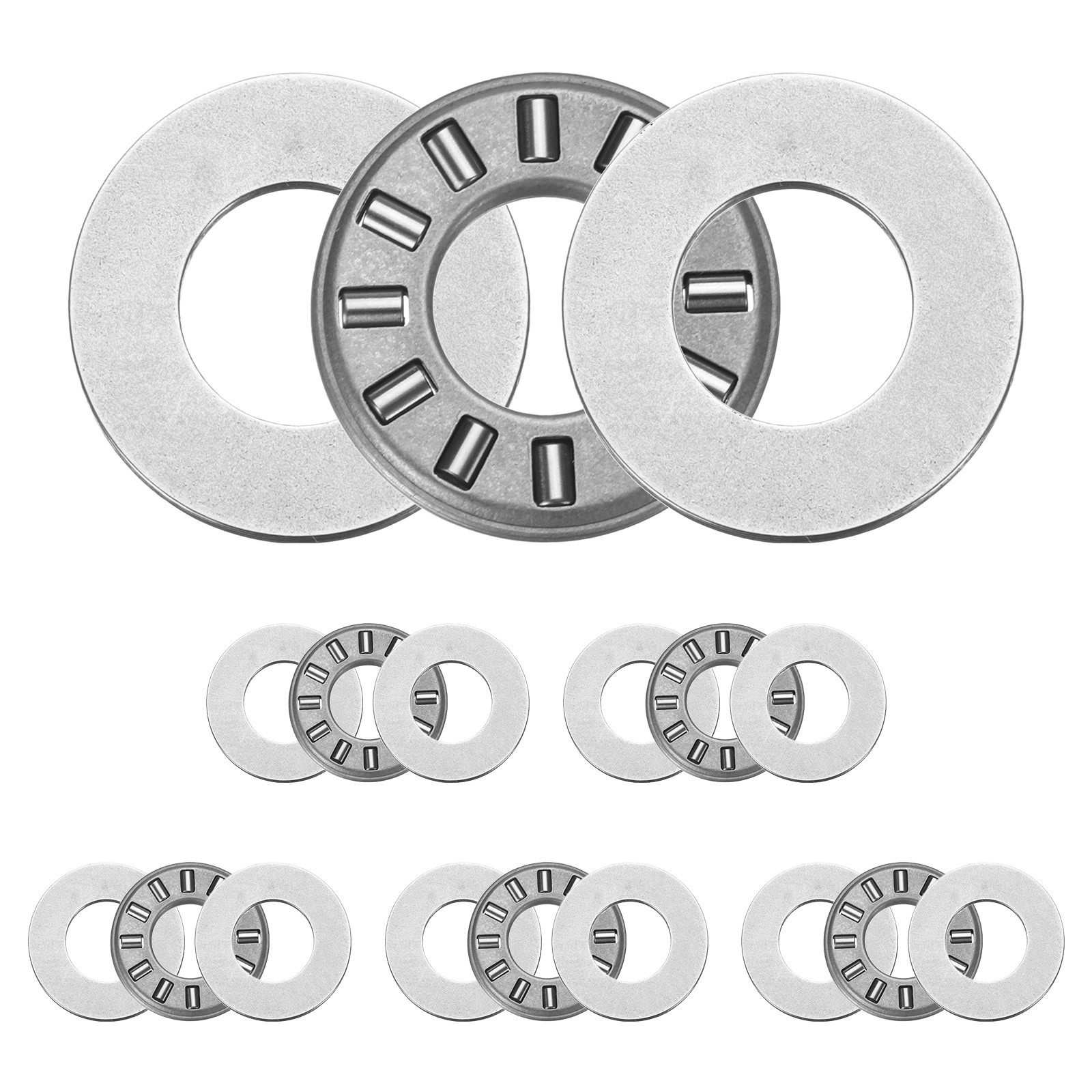 6 Sets NTA512+2TRA Thrust Needle Roller Bearings 5/16×3/4×5/64, P5 (ABEC 5)