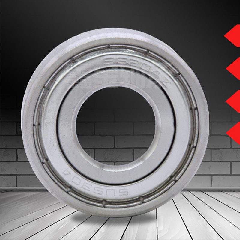 6000ZZ-6210ZZ Deep Groove Ball Bearing 440 / 304 Stainless Steel Choose Size