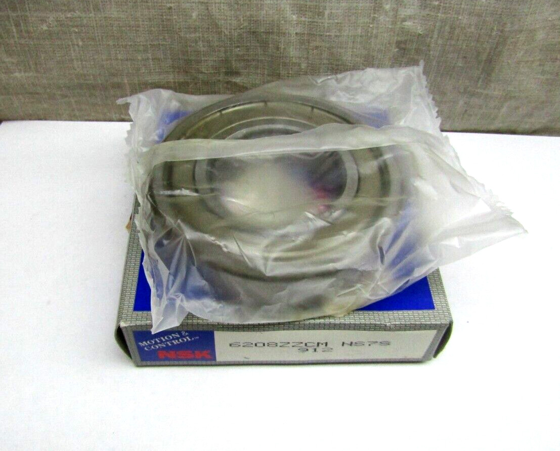 NSK 6208-ZZ 40mm X 80mm X 18mm Shielded Bearing