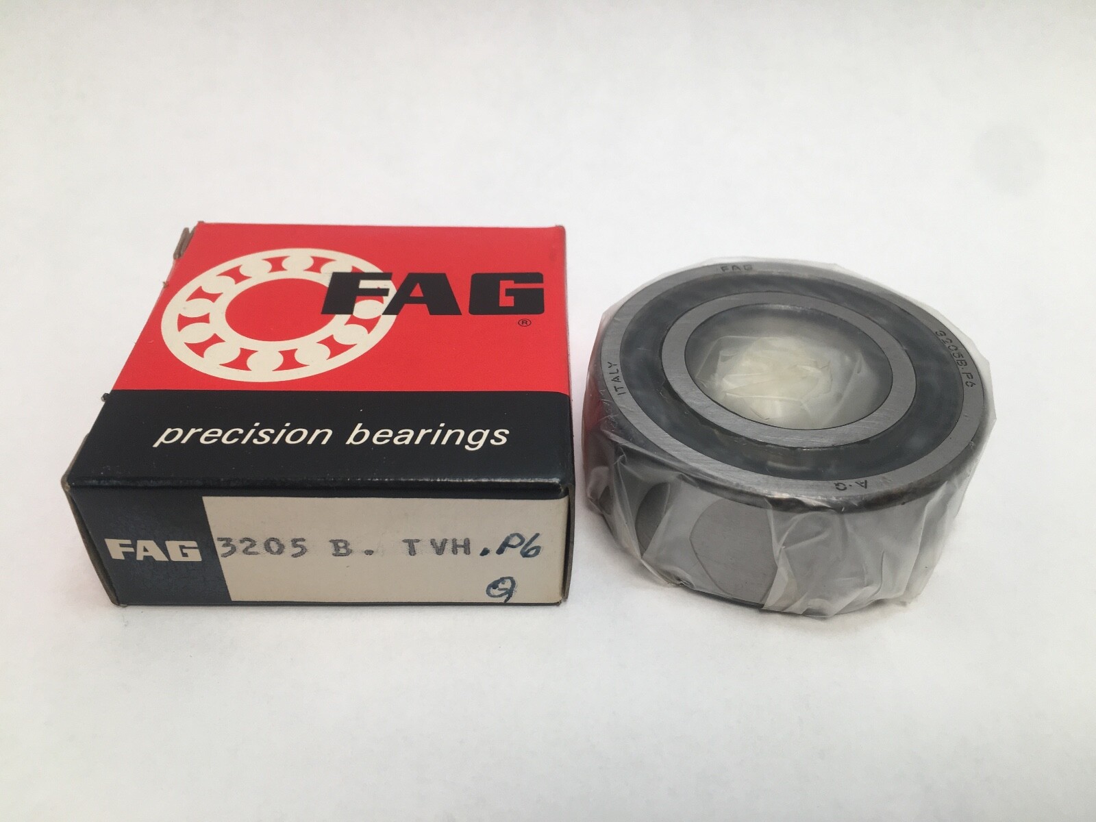 FAG 3205B.TVH.P6 Bearing 25mmx52mmx13/16″ 5205 3205B 3205-B-TVH-P6 Italy