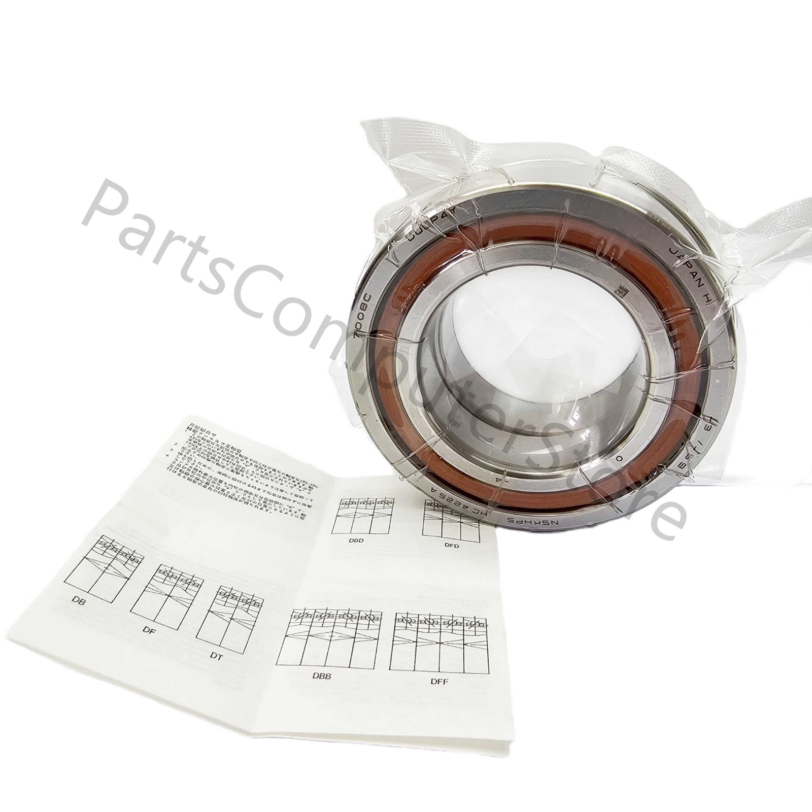 NEW Set of Two Super Precision Spindle Bearings For NSK 7008CTRDULP4Y Abec-7 US
