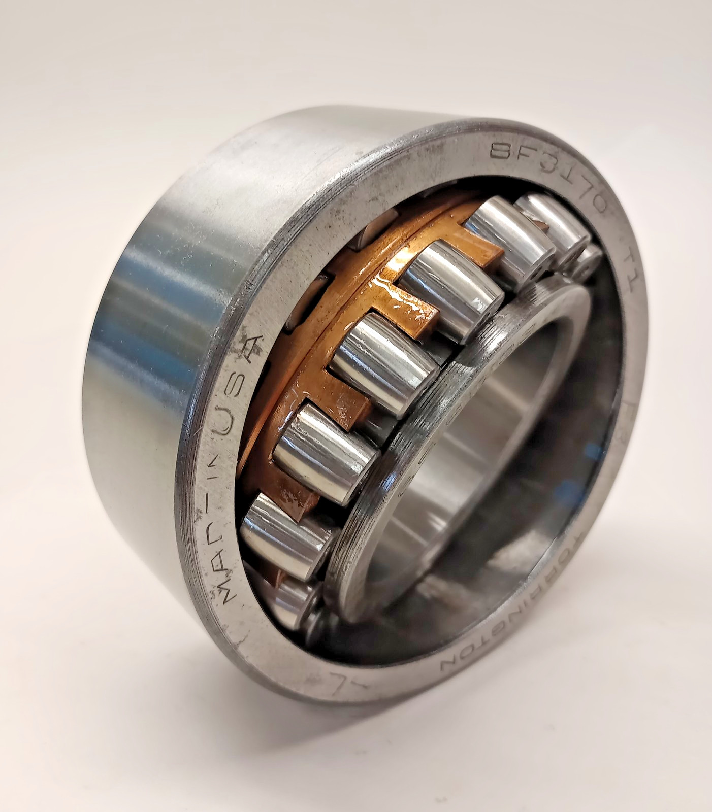 Torrington 65SD33-F3BR Spherical Roller Bearing Brass USA 65x120x46mm 8F3170