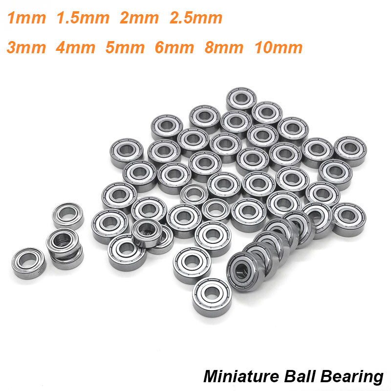 Miniature Ball Bearing Pulley Bore Width 2mm 2.5mm 3mm 4mm 5mm to 10mm DIY Model