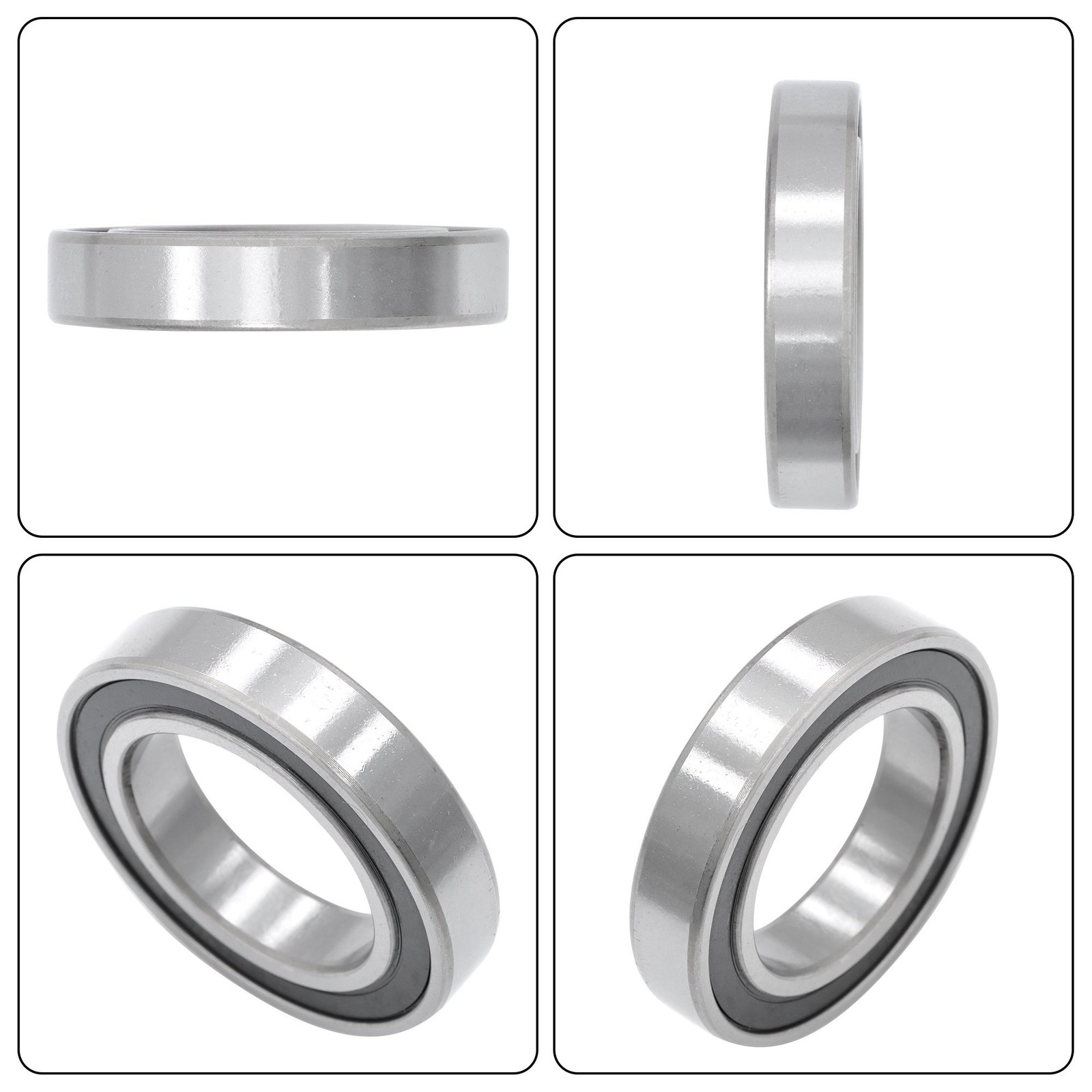 10pcs 6010-2RS Ball Bearings 50x80x16mm Double Rubber Sealed Industrial