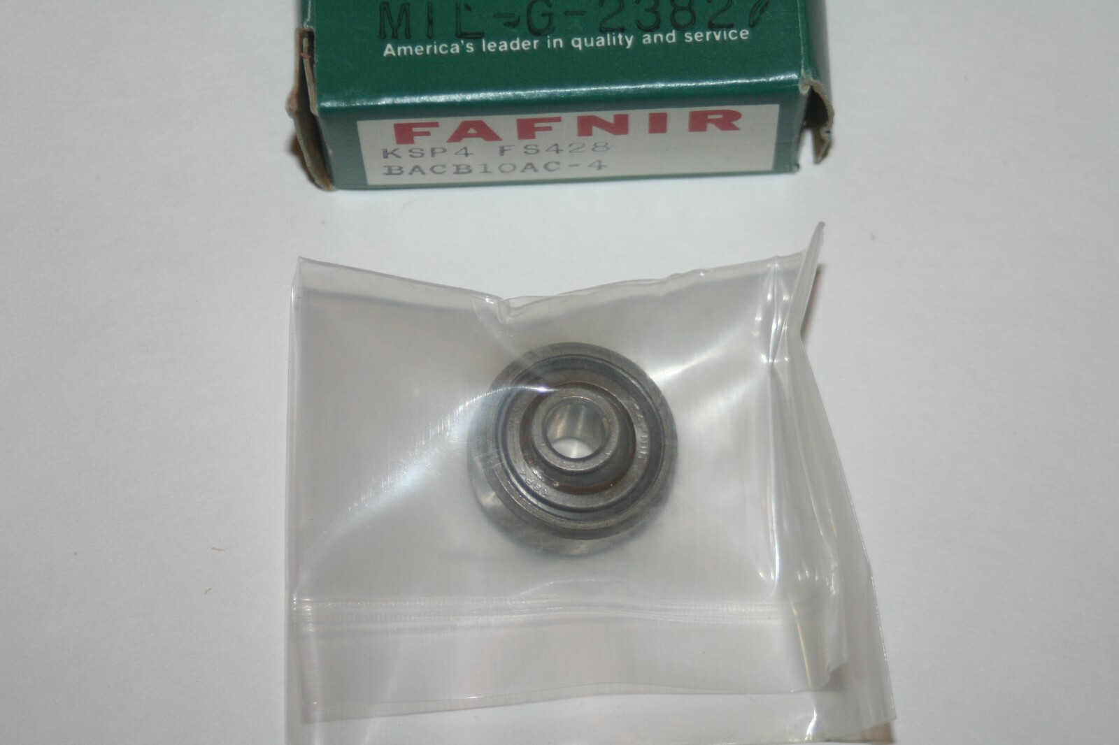 Fafnir Aircraft Bearing KSP4-FS428, BACB10AC-4, MIL-G23827 * NEW *
