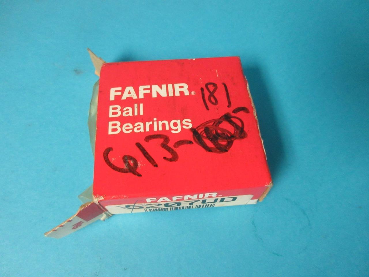 FAFNIR 5207WD DOUBLE ROW ANGULAR CONTACT BEARING SINGLE SHIELD 30Â Contact Angle