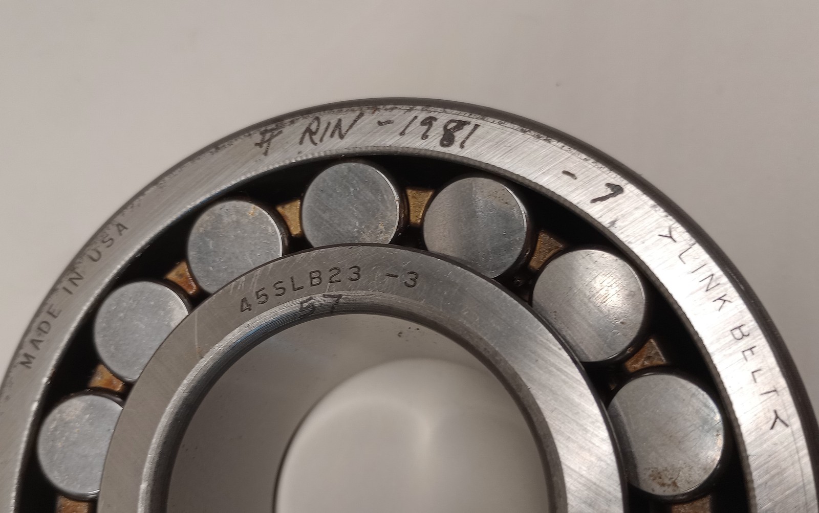 Link-Belt 22309LBW33C4 Spherical Bearing brass USA 45x100x36mm 22309LB-W33-C4