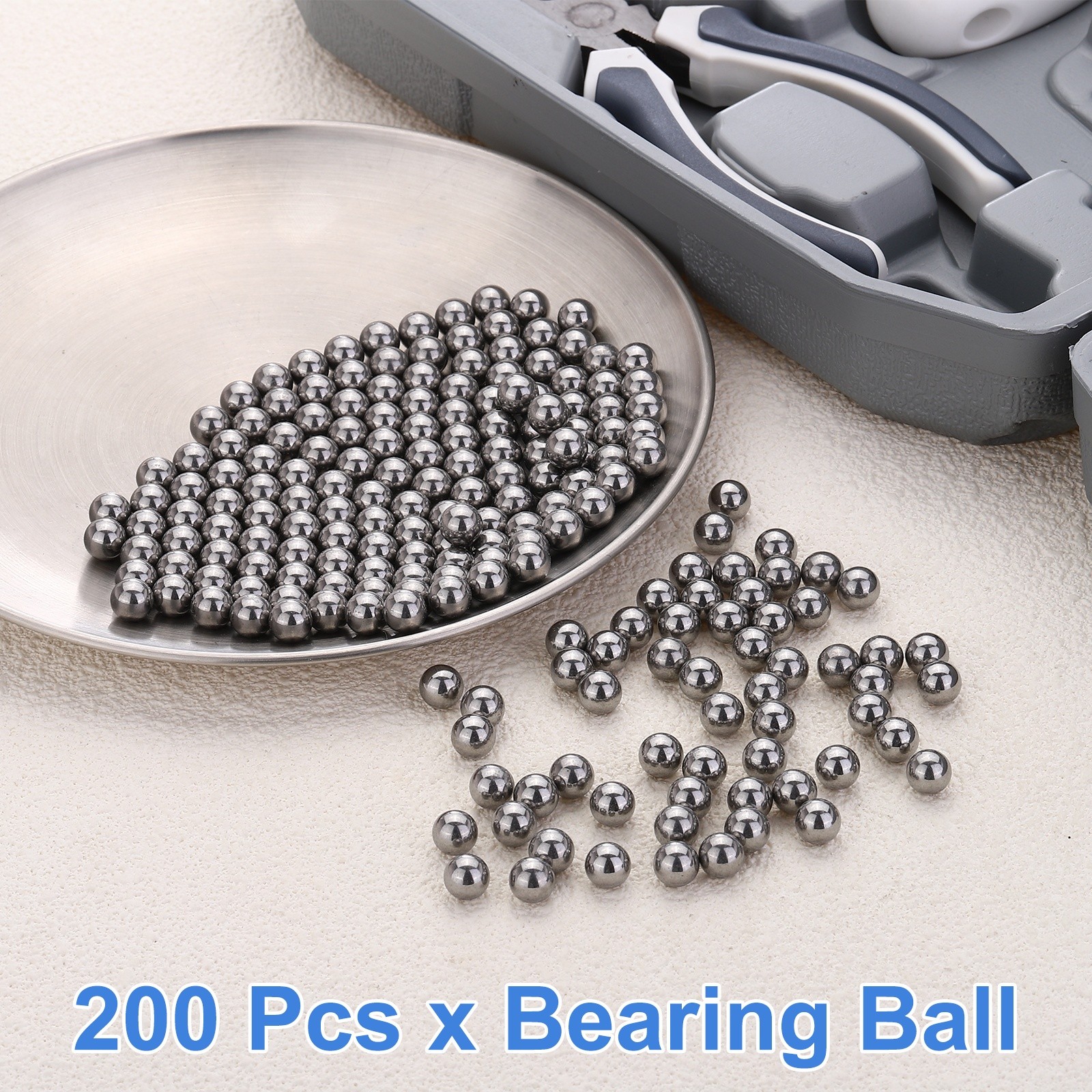 200 Pcs Mirror Polished 7.938mm Bearing Ball Carbon Steel G1000 Precision Ball
