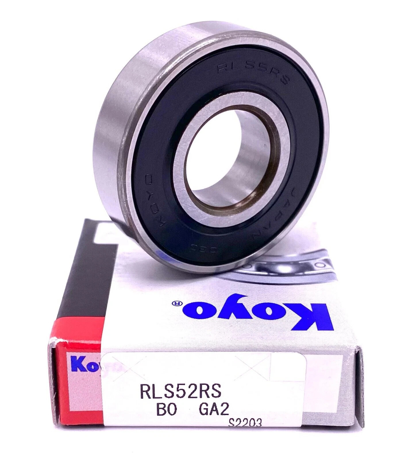 KOYO JTEKT Japan RLS5 2RS Ball Bearing, Rubber Sealed 5/8” x 1 9/16” x 7/16”