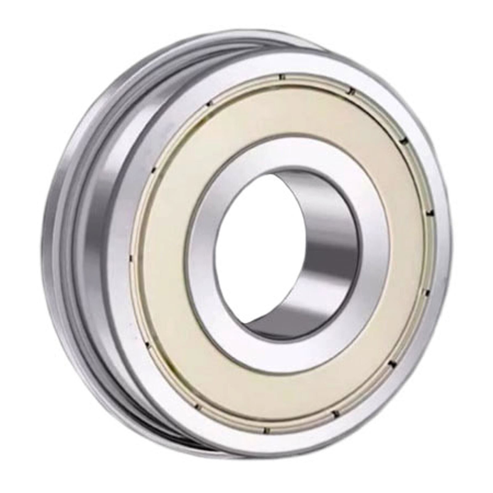 2pcs Mute sound wear-resistant 7x14x5x16mm F687ZZ Flanged ball bearing