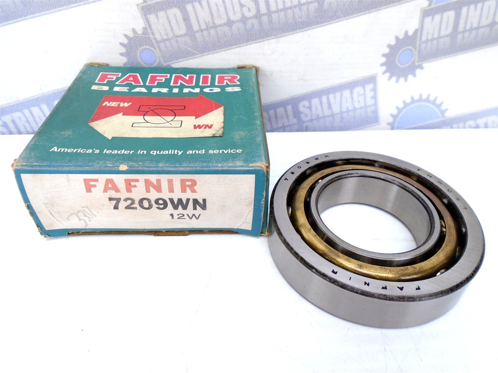FAFNIR – 7209WN Angular Contact Bearing – 40° Angle 45mm x 85mm x 19mm (NEW)