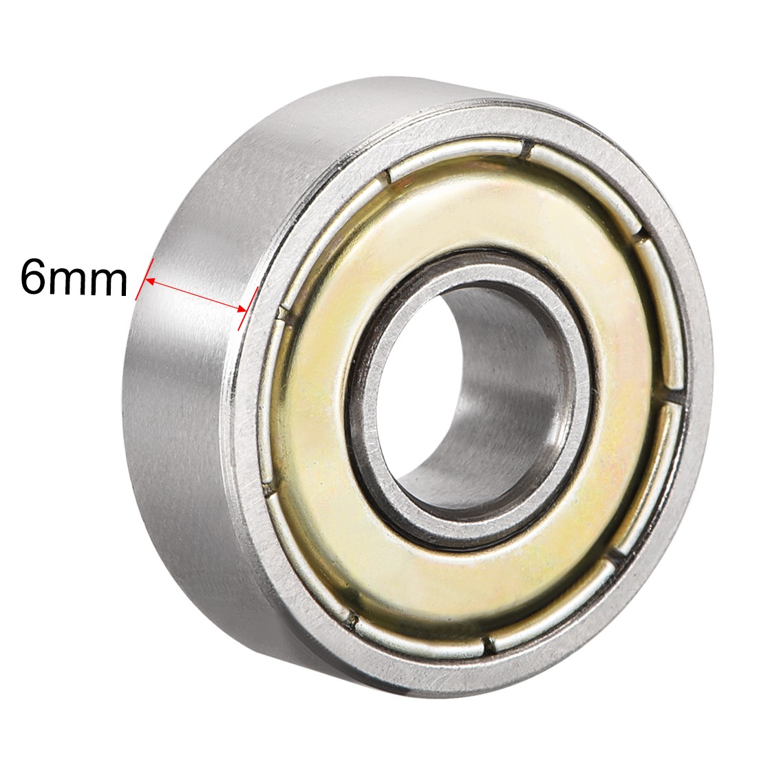 10pcs 607ZZ Deep Groove Ball Bearings Double Shield High Carbon Steel Z1
