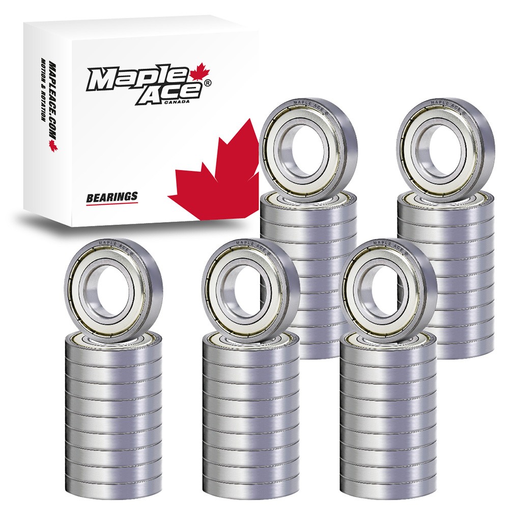 6201-ZZ Ball Bearing 12x32x10mm 6201 ZZ Metal Shielded (Qty 50)