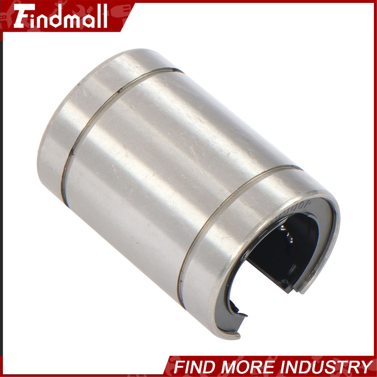 Findmall 4pcs LM30UUOP Open Linear Ball Bearings 30x45x64mm CNC