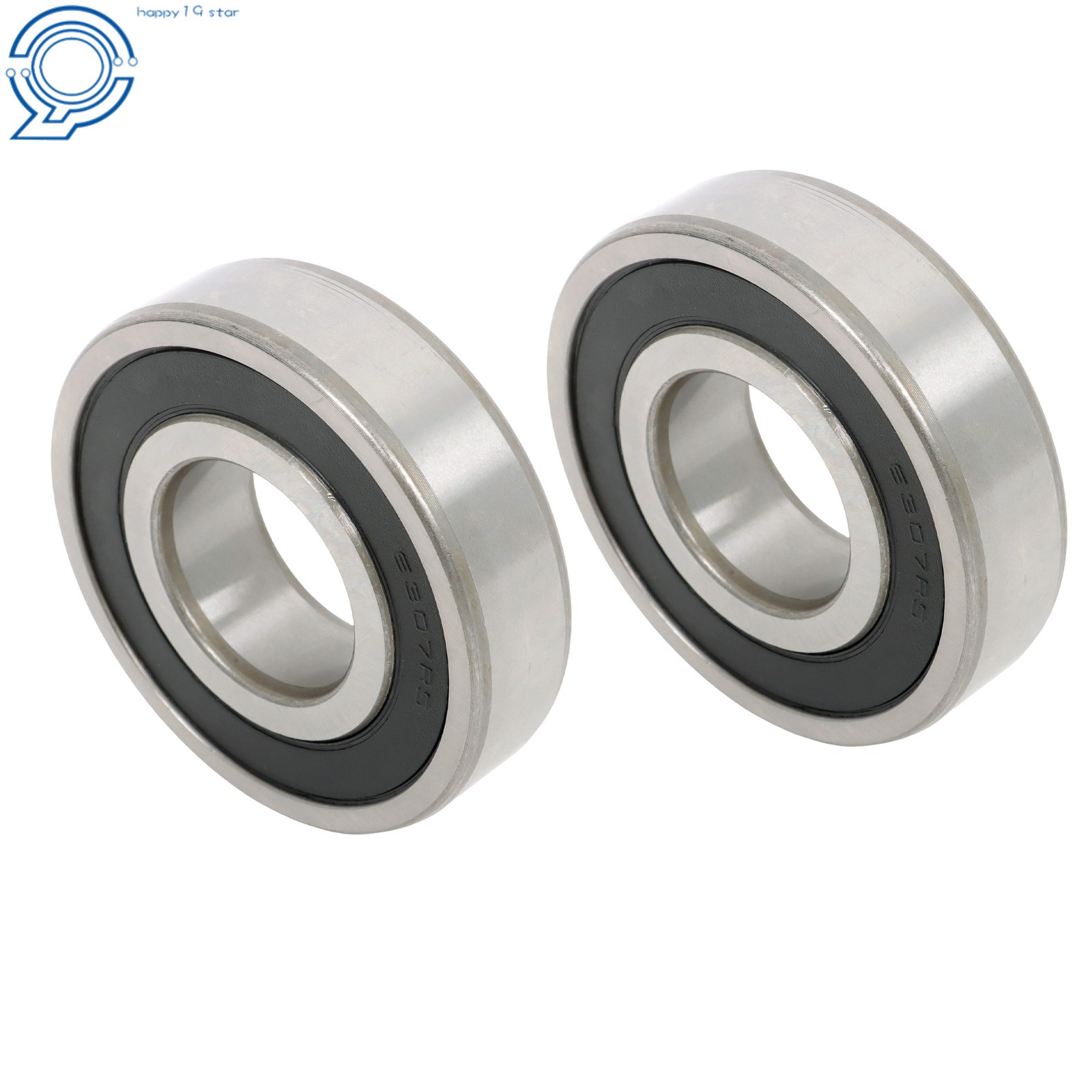 35x80x21mm Ball Bearing 6307-2RS 2 Count Rubber Sealed High Precision