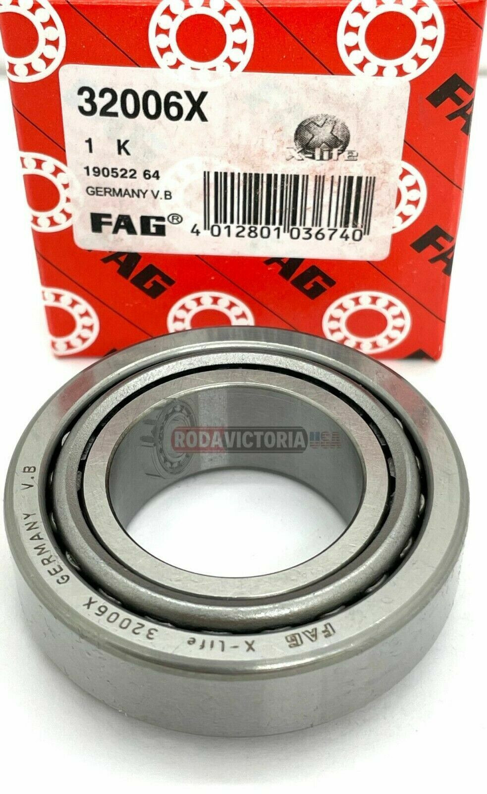 FAG 32006XA, 32006 XA, TAPERED ROLLER BEARING (=2 SKF,NSK KOYO,NTN 4T) FAG