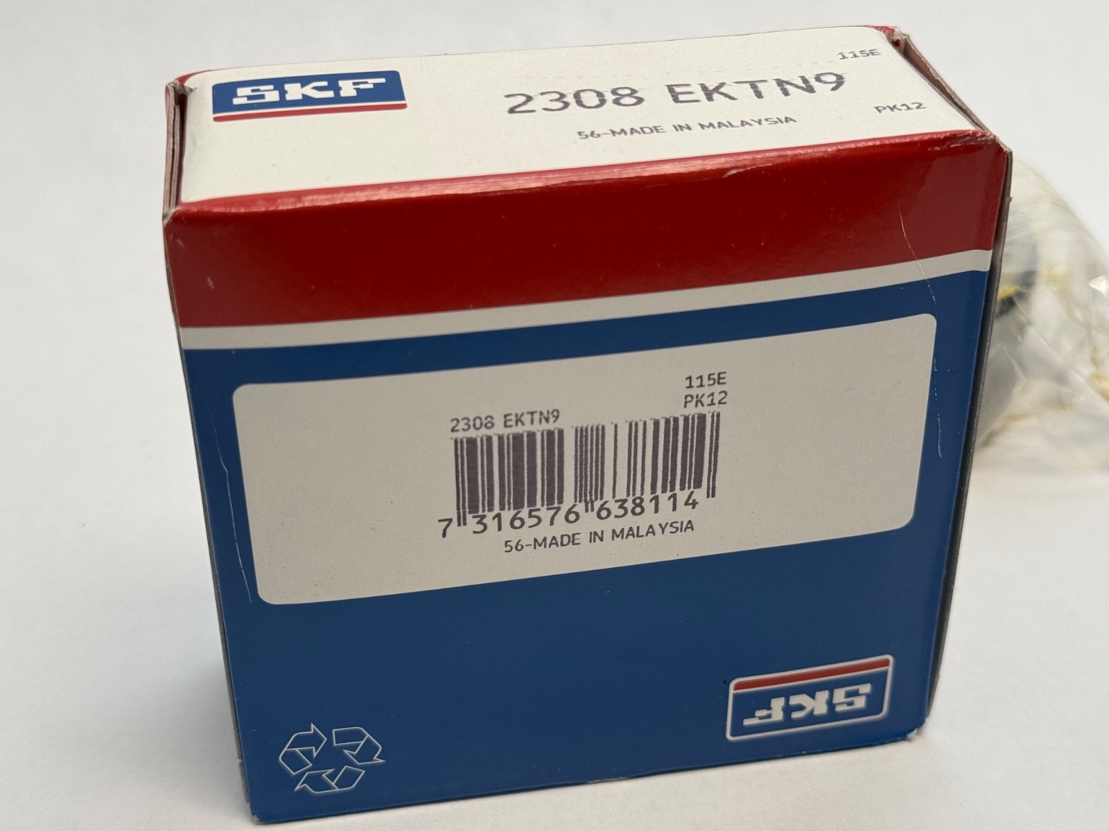 SKF 2308EKTN9 Self Aligning Bearing 2308 C3 2308-E-K-TN9 40x90x33 mm