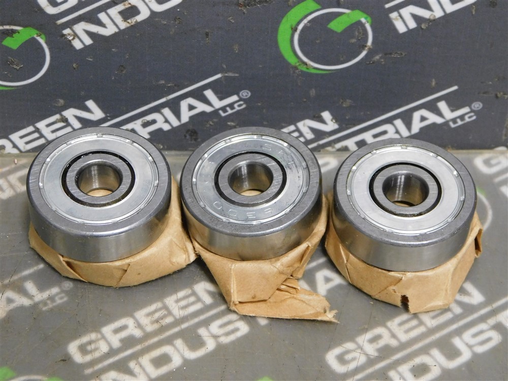 NEW Lot of 3 SKF 6300 2ZJ Deep Groove Ball Bearings 10mm Bore 35mm OD 11mm W