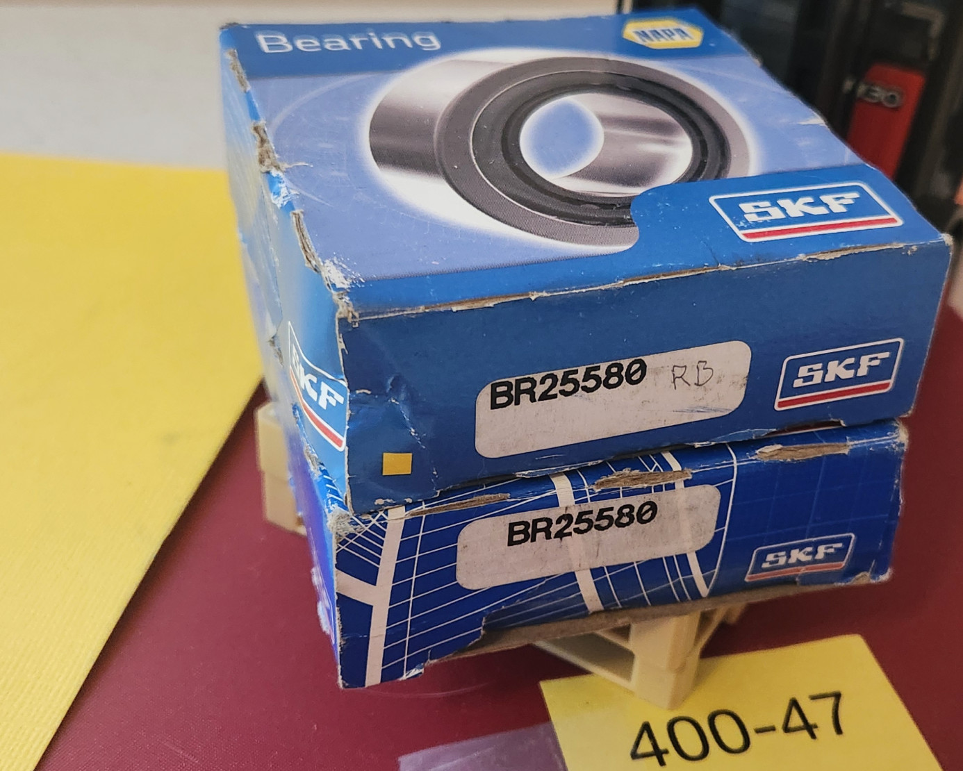 Lot of two (2) new SKF NAPA BR25580 Roller Bearing Cones