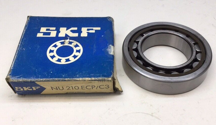 SKF NU 210 ECP-C3 Cylindrical Roller Bearing 50mm ID X 90mm OD X 20mm W