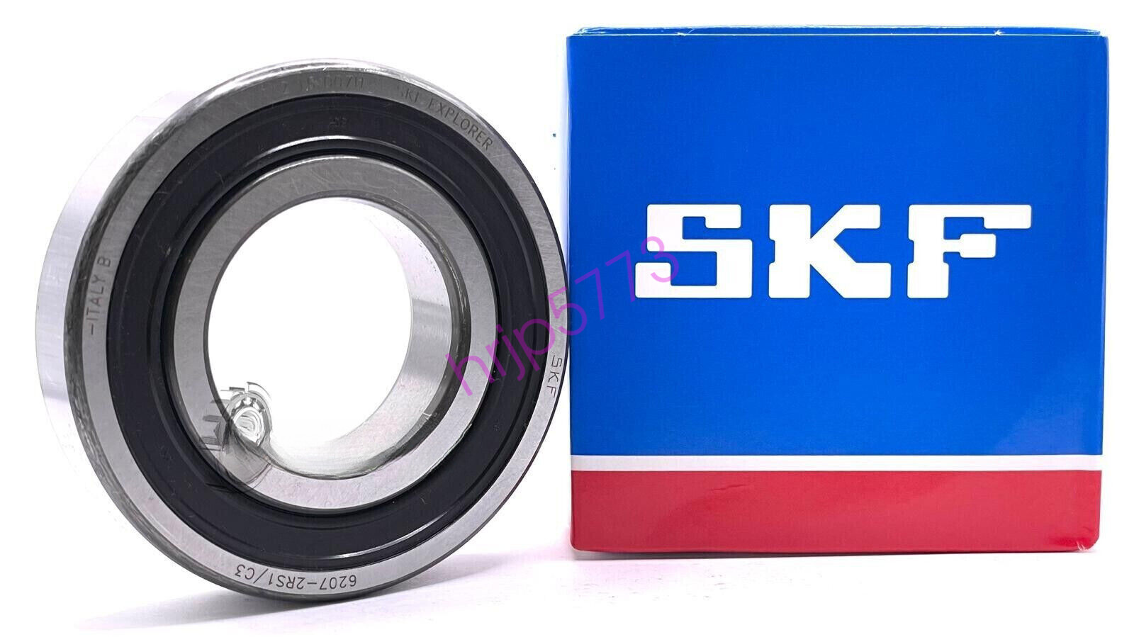 50x90x20 SKF 6210 2RS C3 DEEP GROOVE BALL BEARING, RUBBER SEALED,NEW