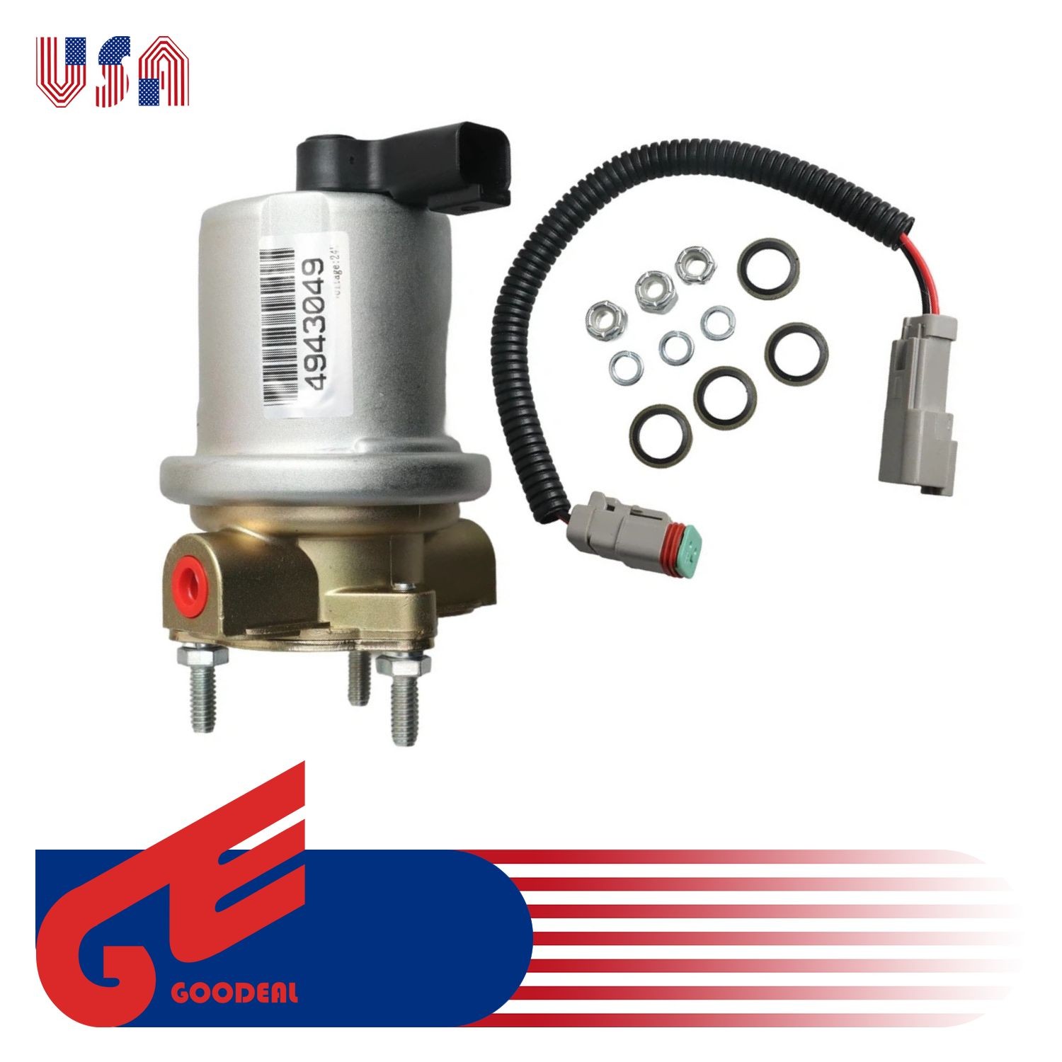 24V Fuel Lift Transfer Pump for Cummins QSB5.9 6B 5.9L Diesel Engine