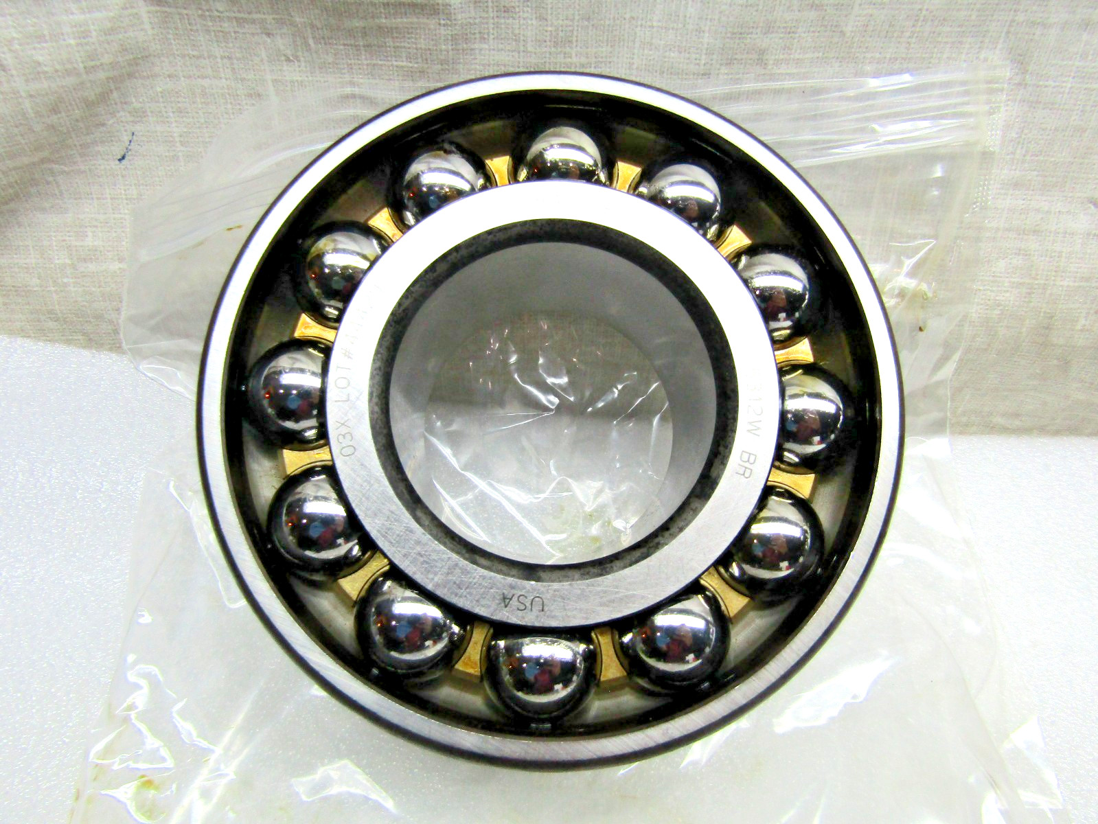 Timken Fafnir 5312W BR 60mm X 130mm X 54mm Angular Contact Bearing Made in USA