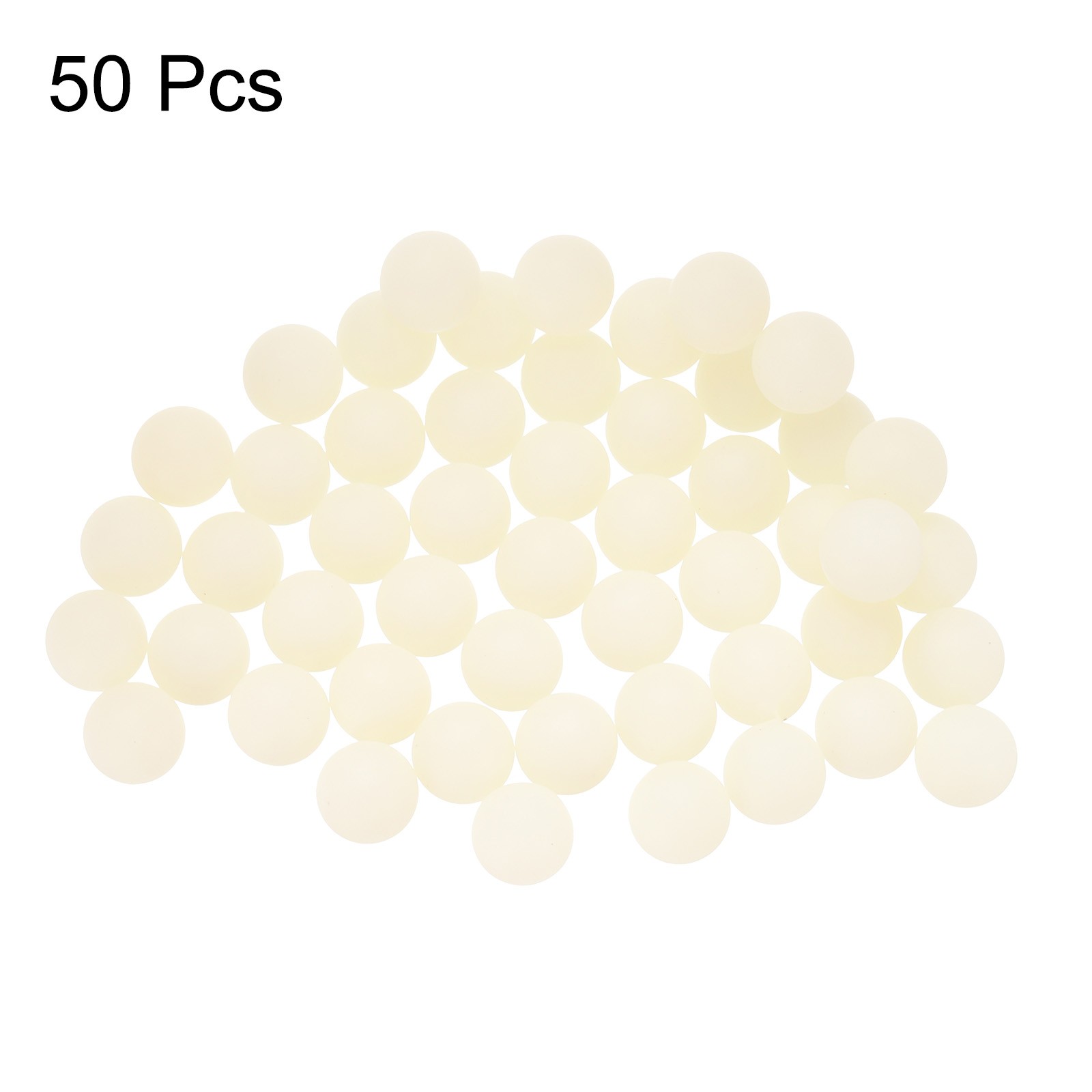 50pcs Nylon Bearing Balls 9mm Solid Plastic Balls