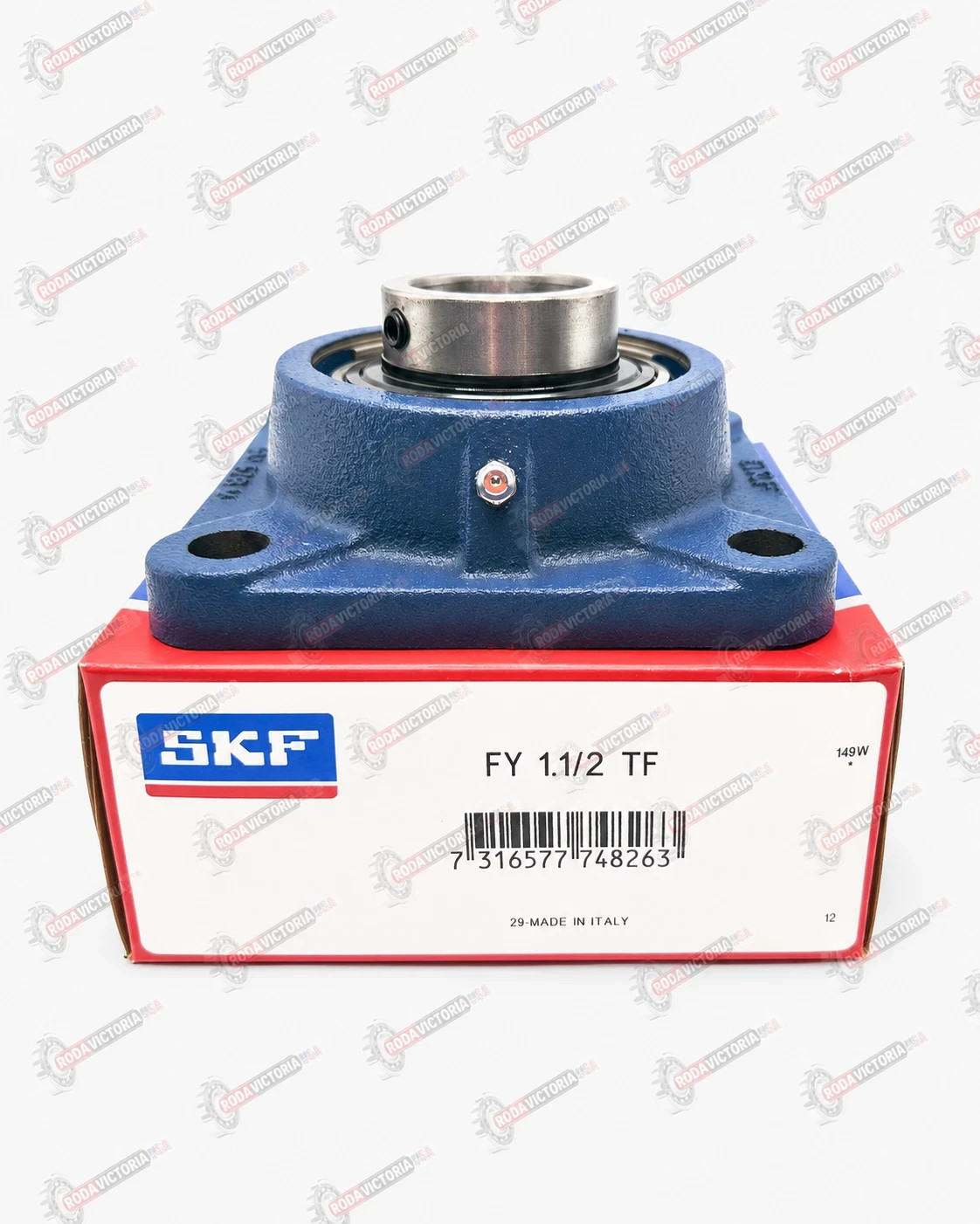SKF FY 1 1/2 TF Flanged Housing Bearing Unit YAR203-008.2F + FY503M 1 1/2″ Bore