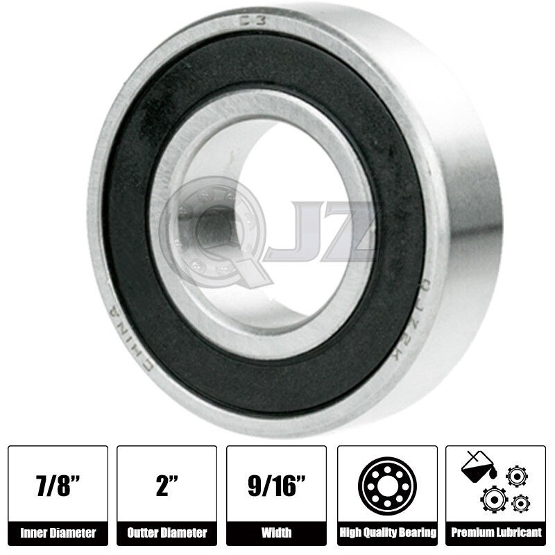 [1pc] 1640-2RS Deep Groove Radial Ball Bearing 7/8 in x 2 in x 9/16 in (IDxODxW)
