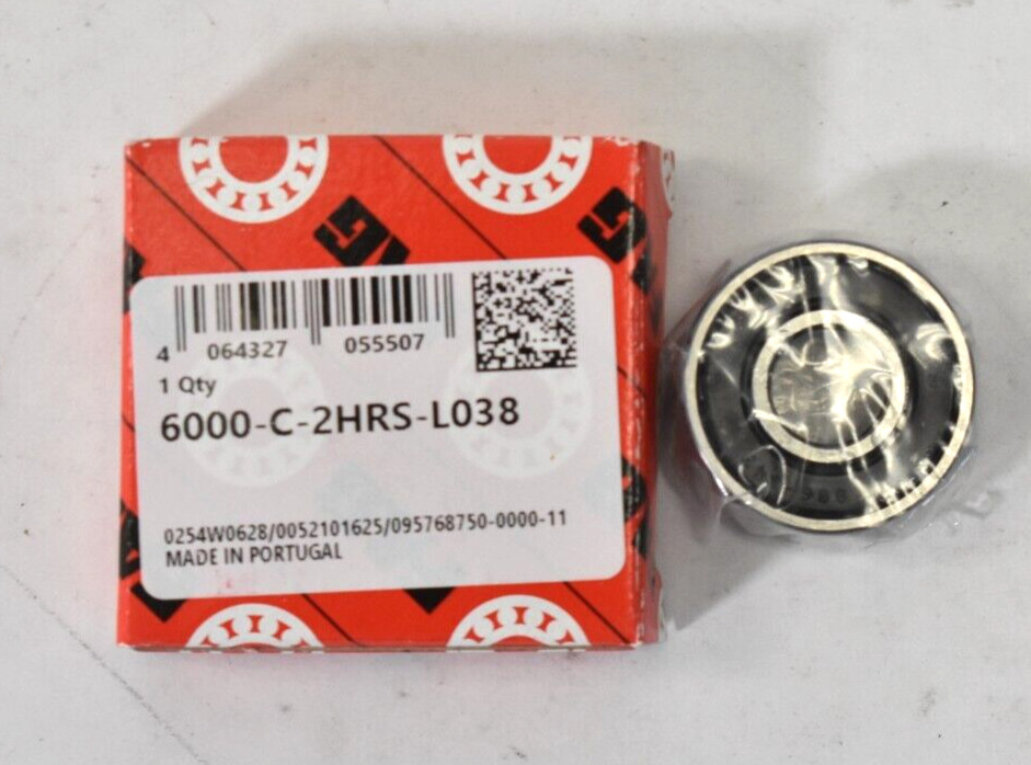 FAG Deep Groove Ball Bearing 6000-C-2HRS-L038 Metric Radial 10mm Bore Single Row