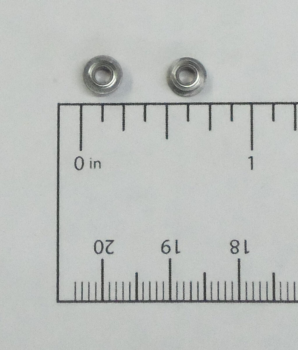 DDRIF-3332 NMB 3/32″ ID X 3/16″ OD X 3/32″ W Stainless Steel Flanged Bearing-USA