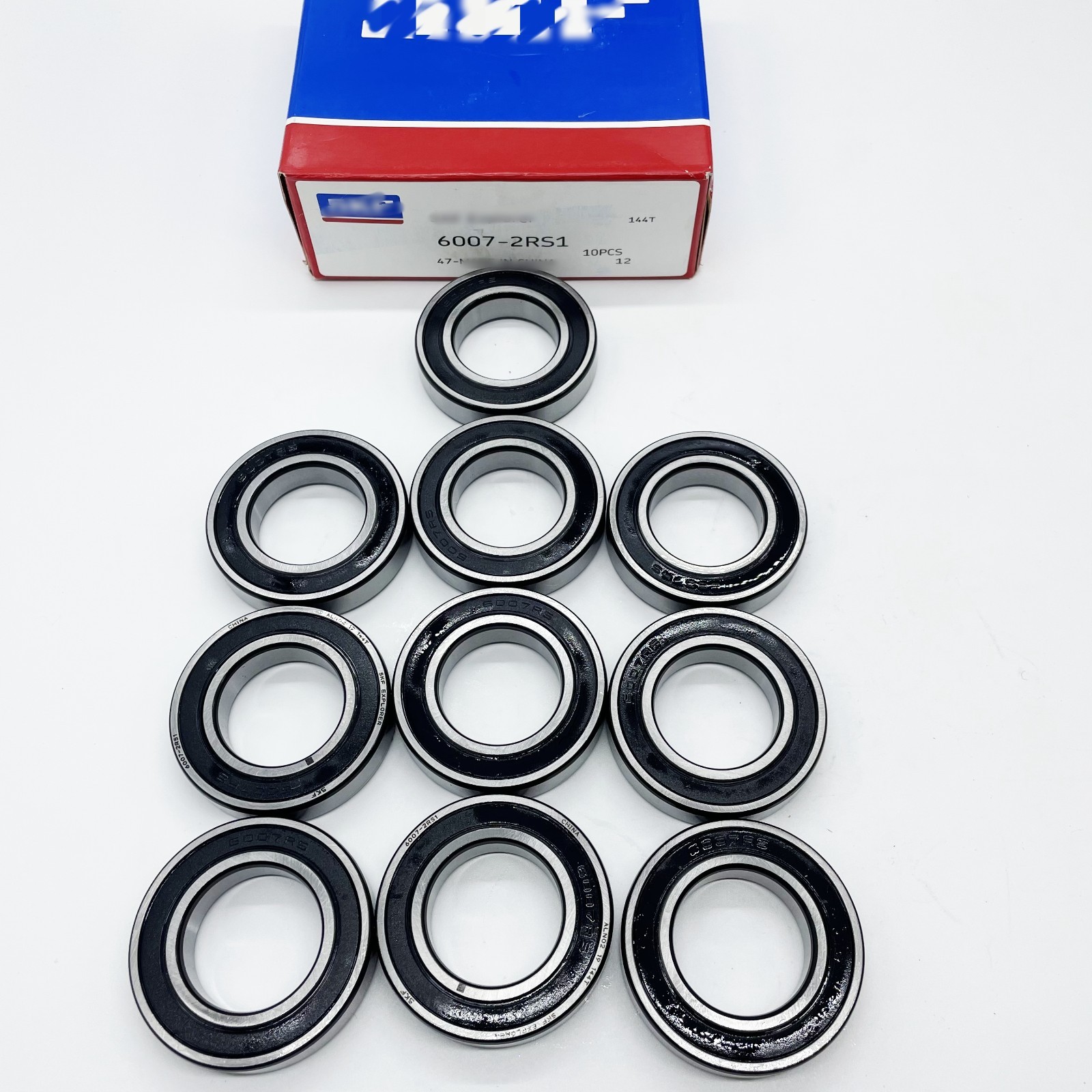 10x For 6007 2RS1 Rubber Sealed Deep Groove Ball Bearing 35x62x14mm 6007RS