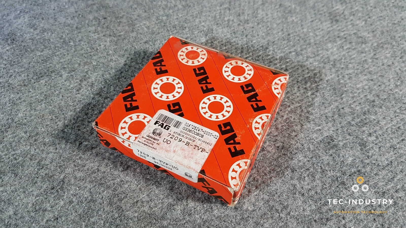 FAG | 7209-B-TVP-UO | ANGULAR CONTACT BALL BEARING | BALL BEARING | 45 x 85 x 19mm