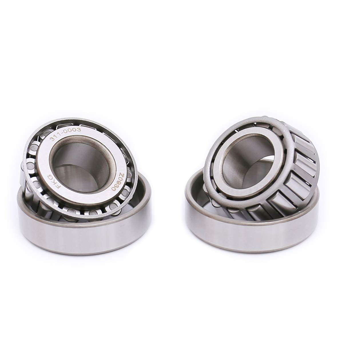 25580/25520 Tapered Roller Bearing Cup and Cone Set, Set of 2