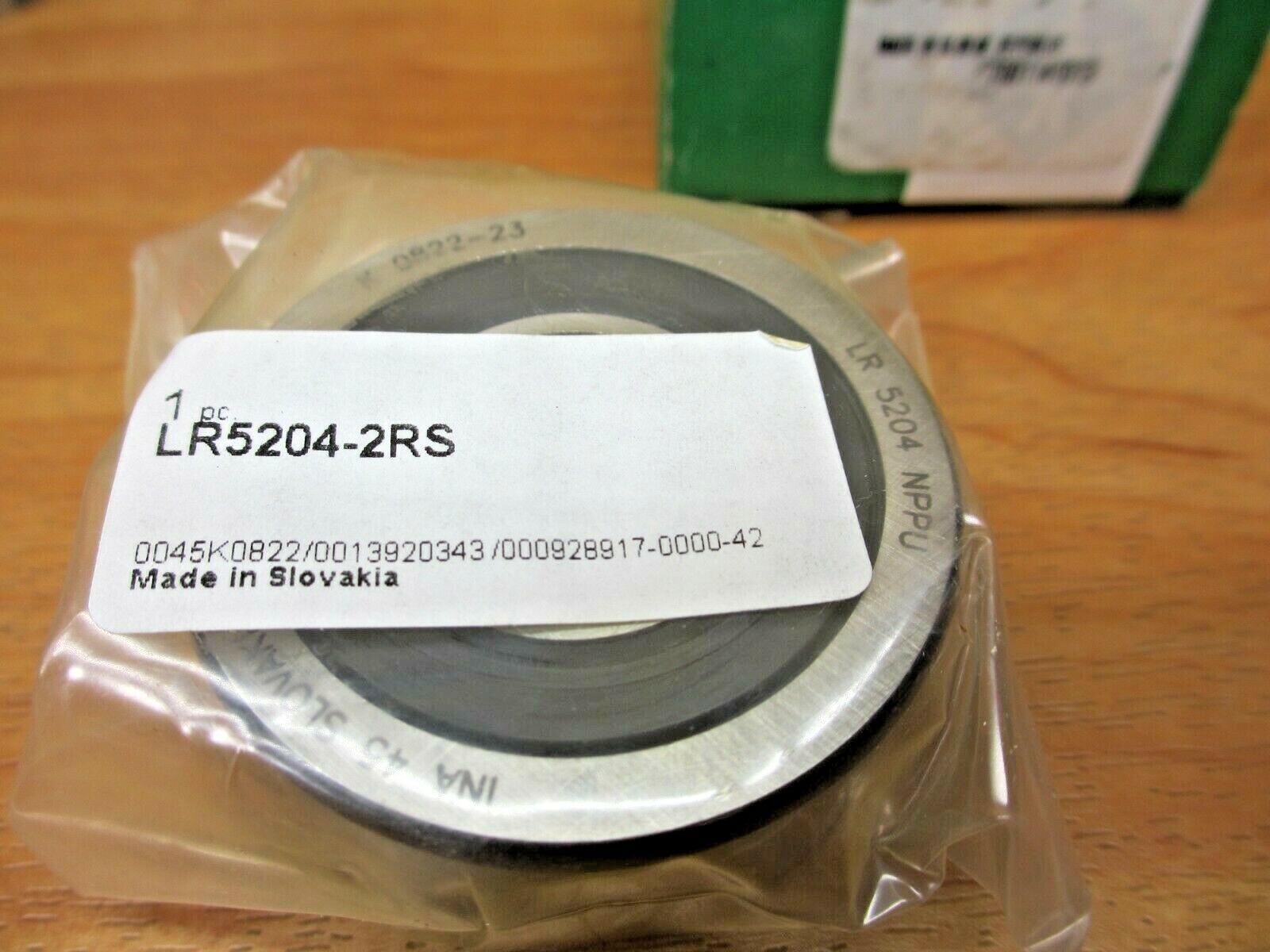 INA LR5204-2RS *NEW* Track Roller Bearing