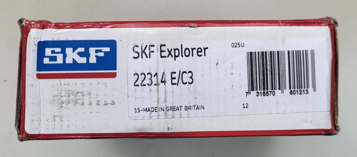 SKF 22314 E/C3 SPHERICAL ROLLER BEARING 70x150x51mm