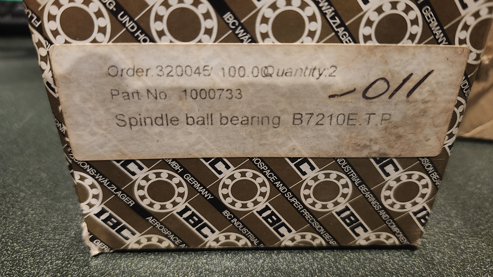 7210.E.T.P4A.DUL SPINDLE BEARING NEW IN BOX